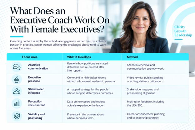 What Does an Executive Coach Work On With Female Executives?